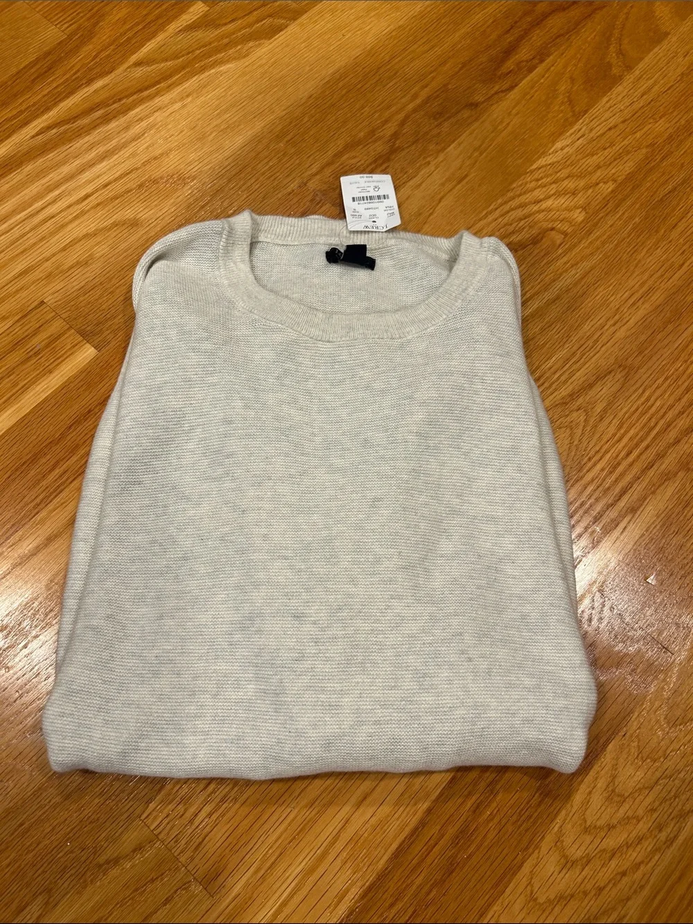 J. Crew Men's Crewneck Sweater in Light Beige